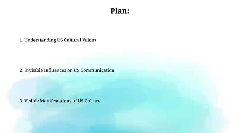 USA Cross-Cultural Communication and Exploring Visible and Invisible Aspects of USA Culture 2