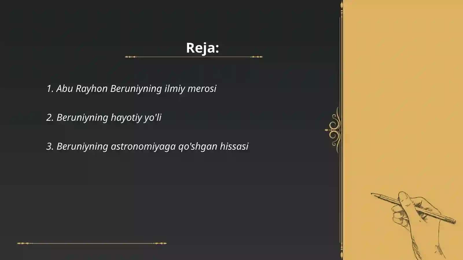 Abu Rayhon Beruniy ijodi va hayoti 2