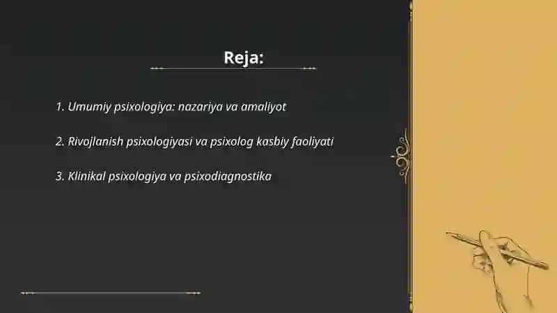 Umumiy psixologiya: nazariya va amaliyot 2