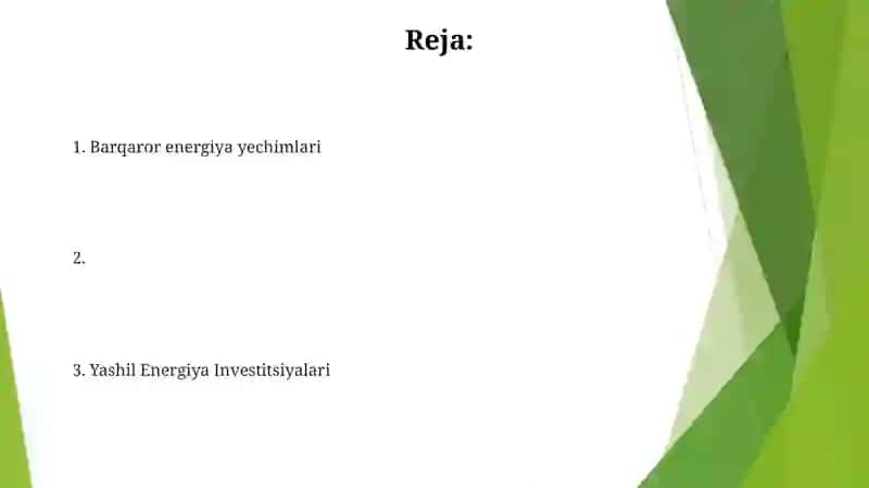 Yashil energetika 2