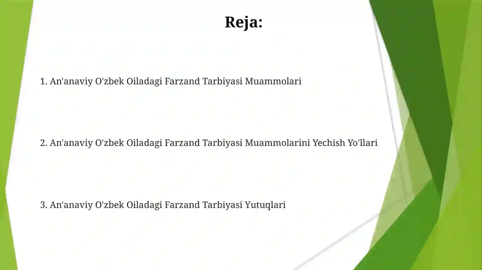An'anaviy O'zbek Oiladagi Farzand Tarbiyasi Muammolari 2