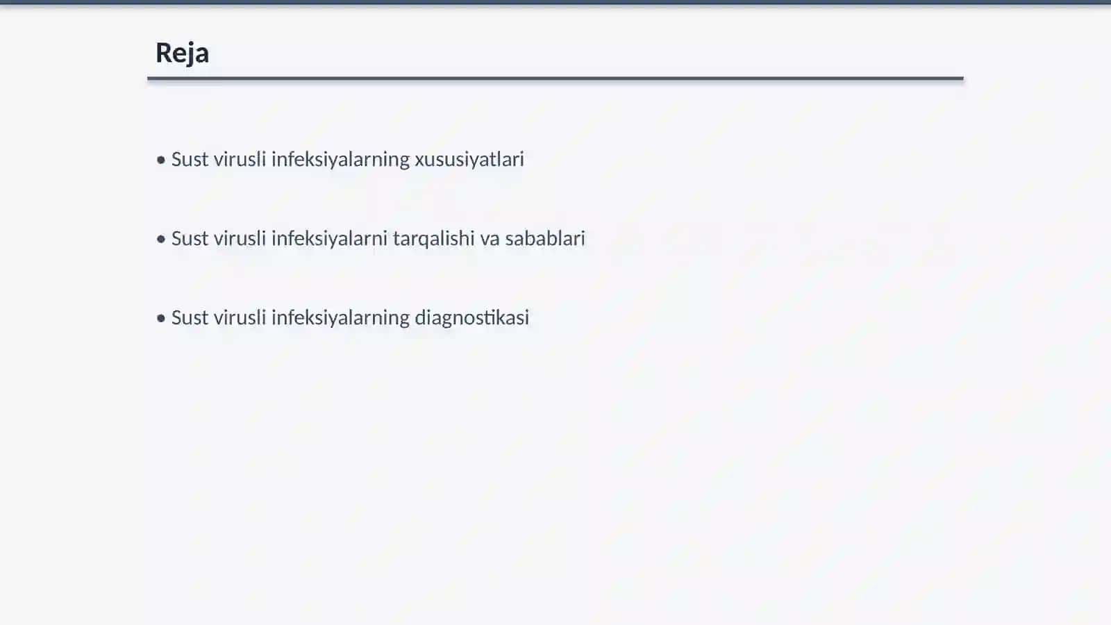 Sust virusli infeksiyalar va prion kasalliklari 2