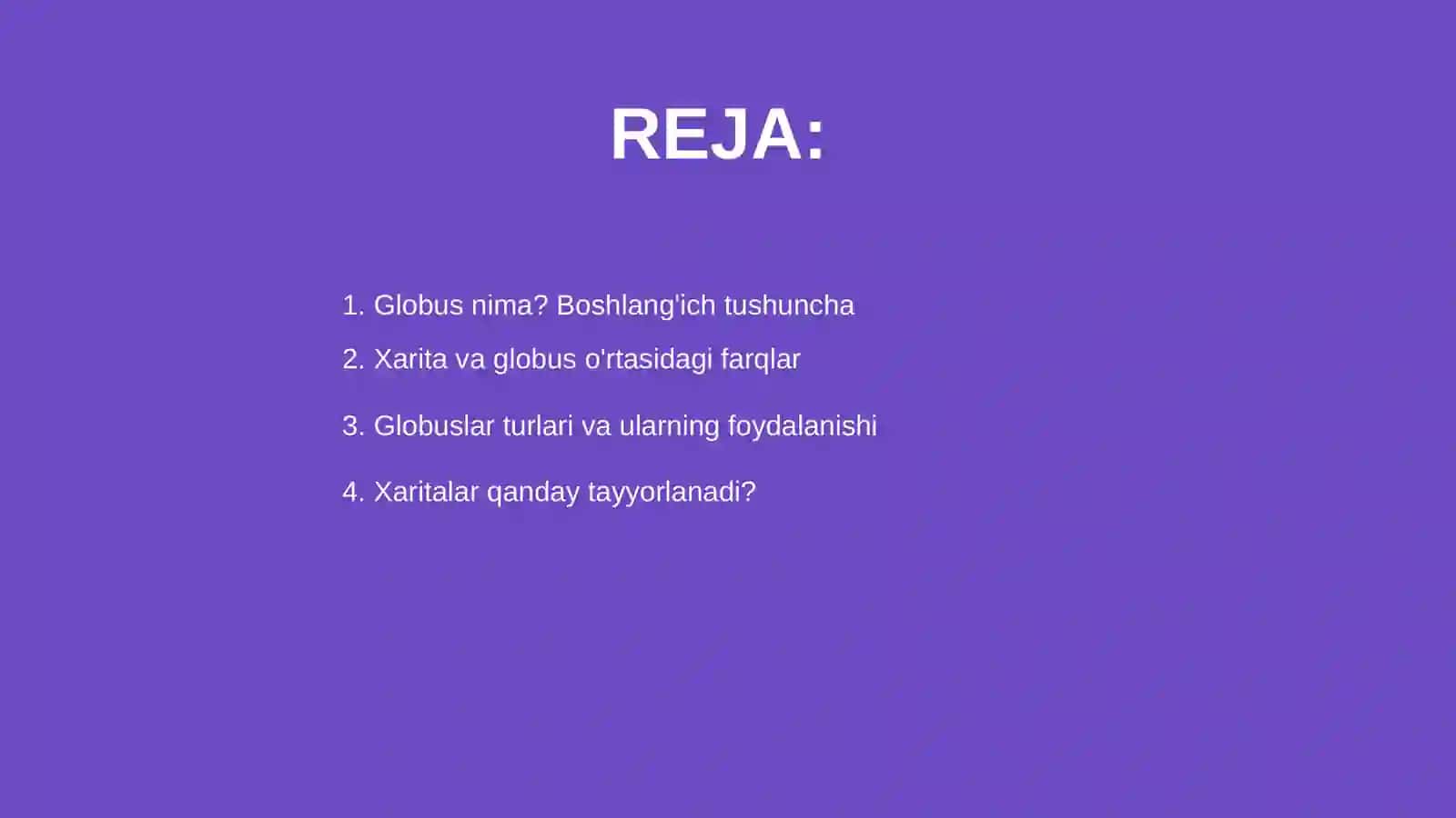 Globus va Xarita 2