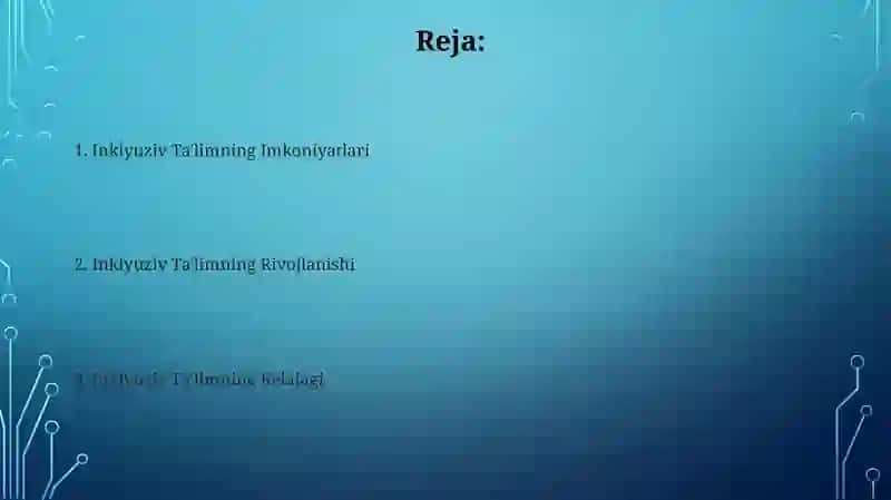 Inklyuziv taʼlim rivojlanishi va istiqbollari 2