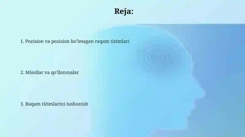 Pozitsion va nopozitsion sanoq sistemalari 2