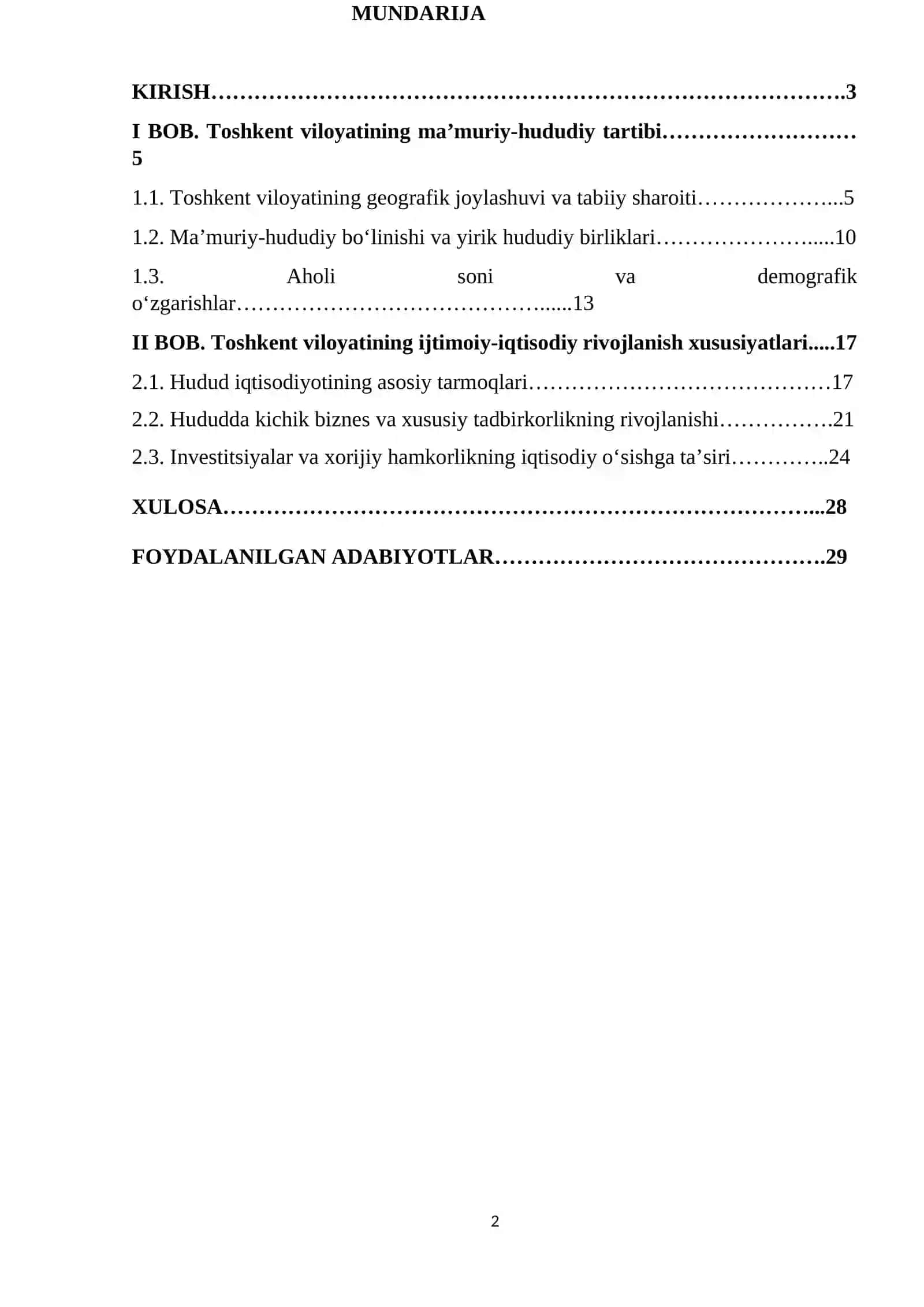 "TARMOQLAR IQTISODIYOTI VA BUXGALTERIYASI" KAFEDRASI 2