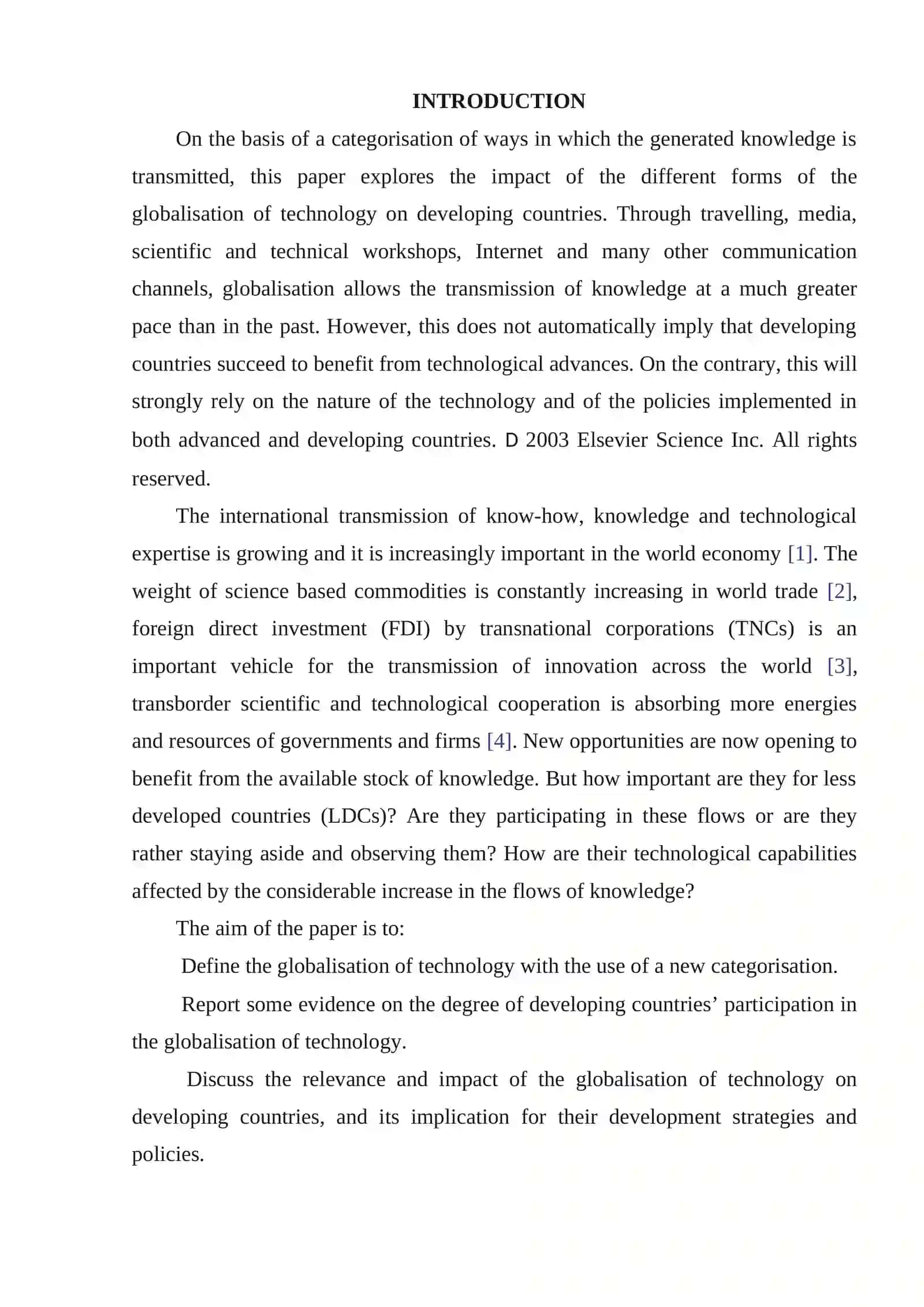 THE ROLE OF TECHNOLOGIES IN THE PROCESS OF GLOBALIZATION 2