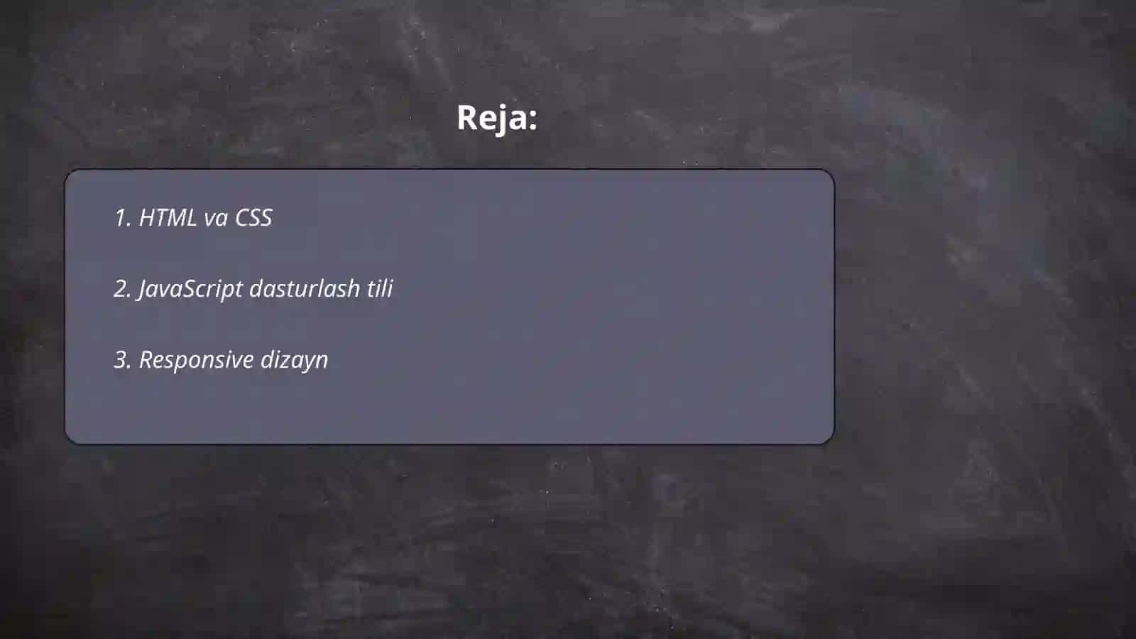 Web saytlar yaratishga yoʻnaltirilgan dasturiy taʼminotlar 2