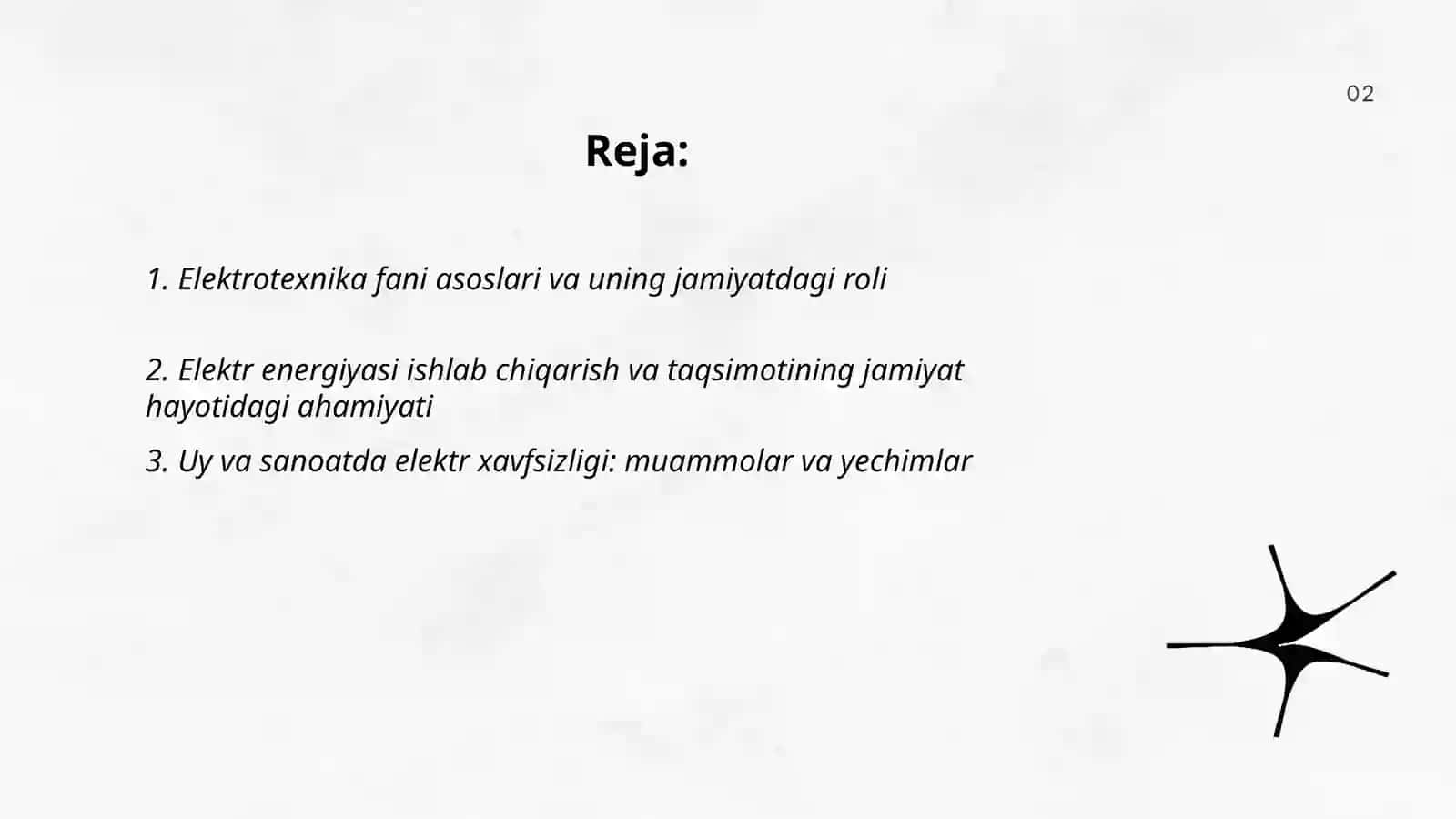 Elektrotexnika fani asoslari va uning jamiyatdagi roli 2