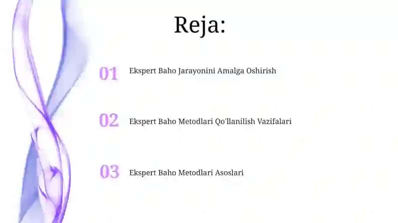 Ekspert Baholash Metodlari 2