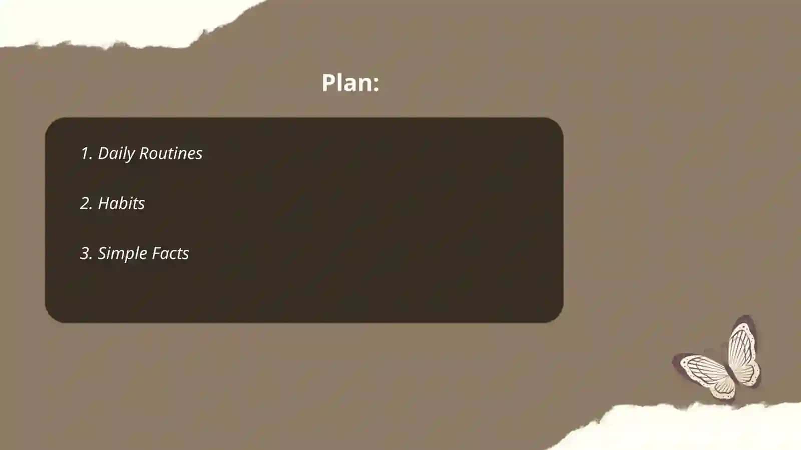 Present Simple 2