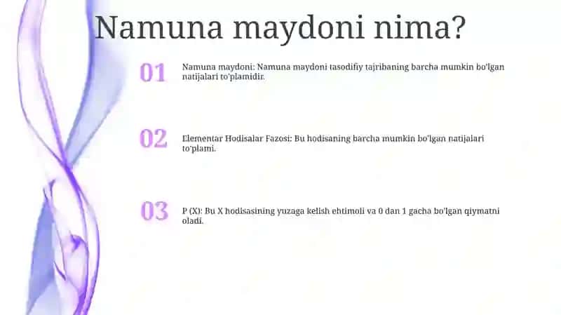 Elementar Hodisalar Fazosi 2