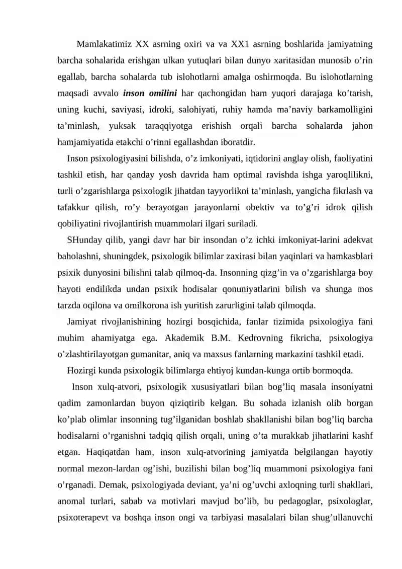 Xulqi Og'ir Bolalar Psixologiyasi 2
