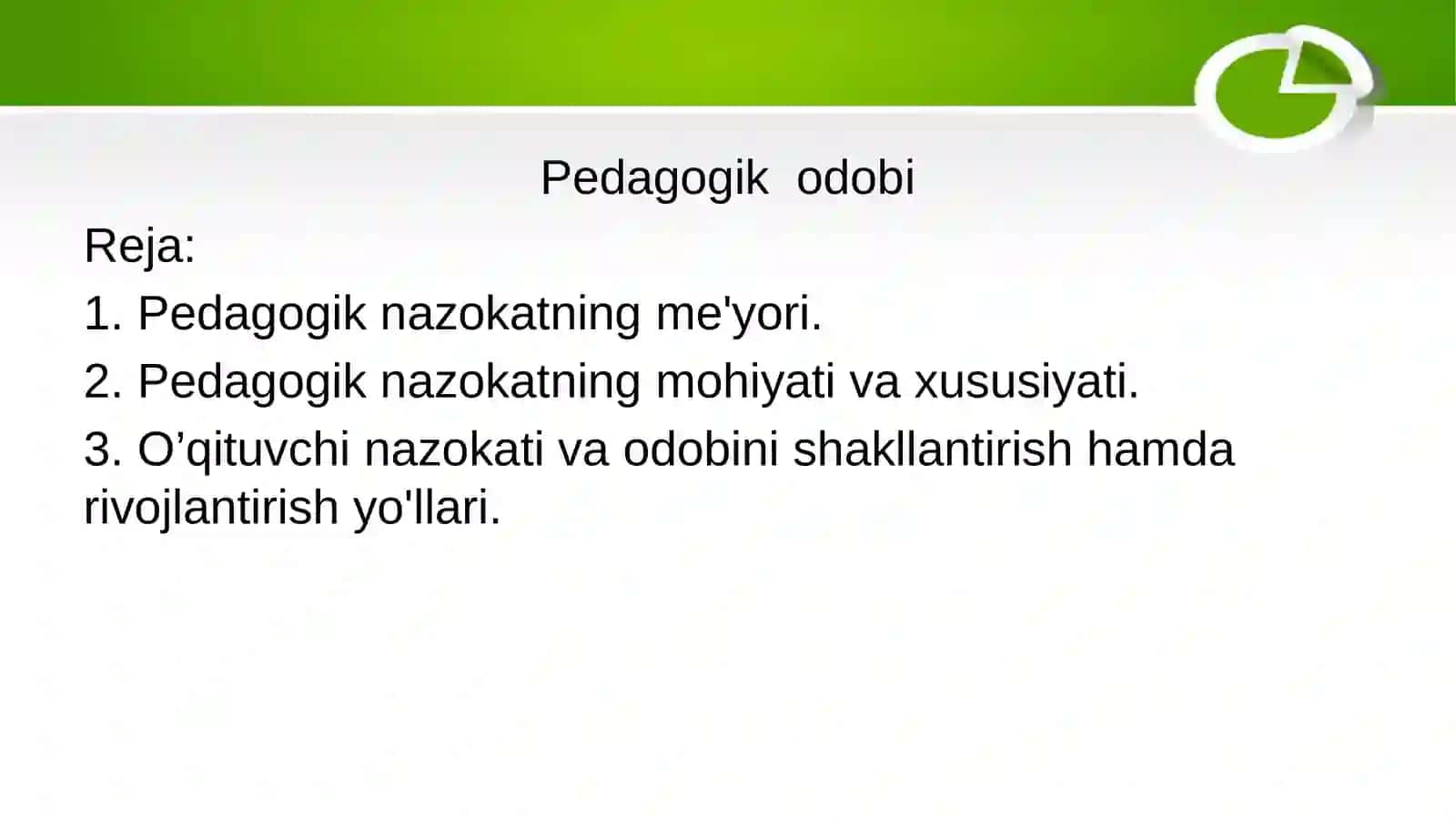Pedagogik odobi 2