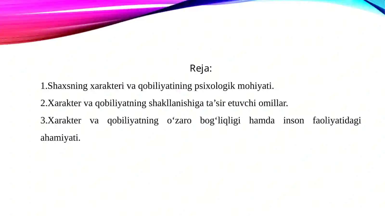 Xarakter va qobiliyat 2