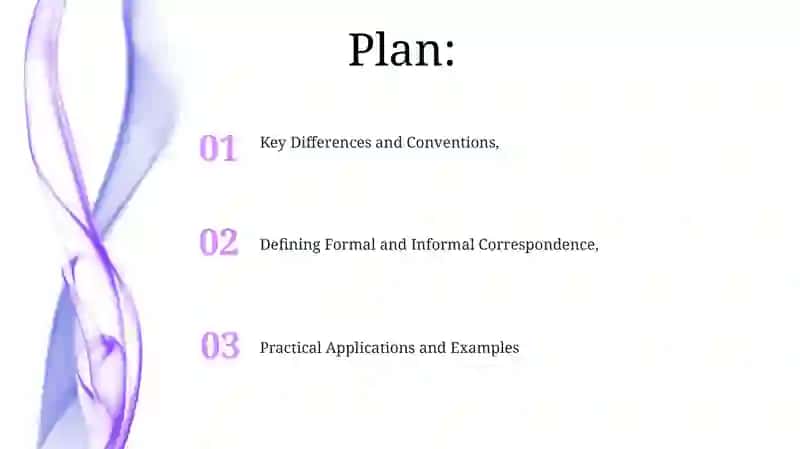 Formal in informal corensspondence 2