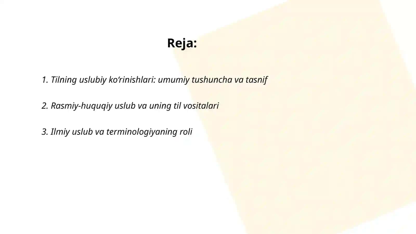 Tilning uslubiy ko‘rinishlari 2