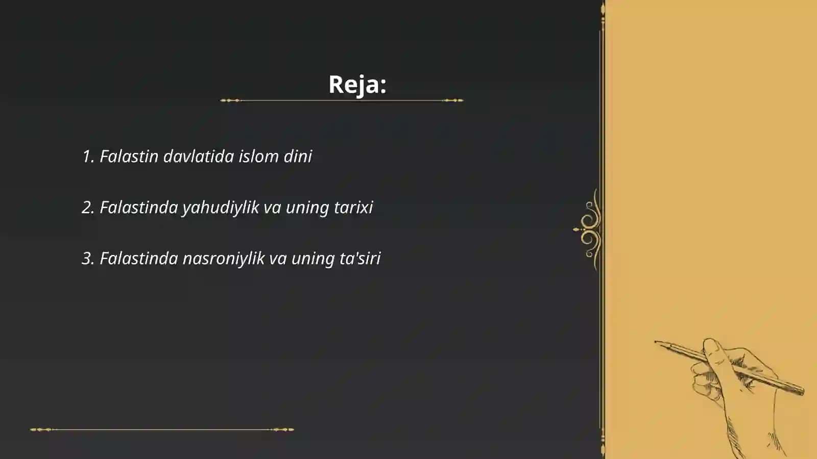 Falastin davlatida din va boshqa dinlarga munosabat 2