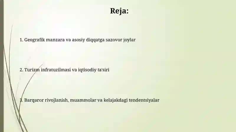 Tanzaniya turizm geografiyasi 2