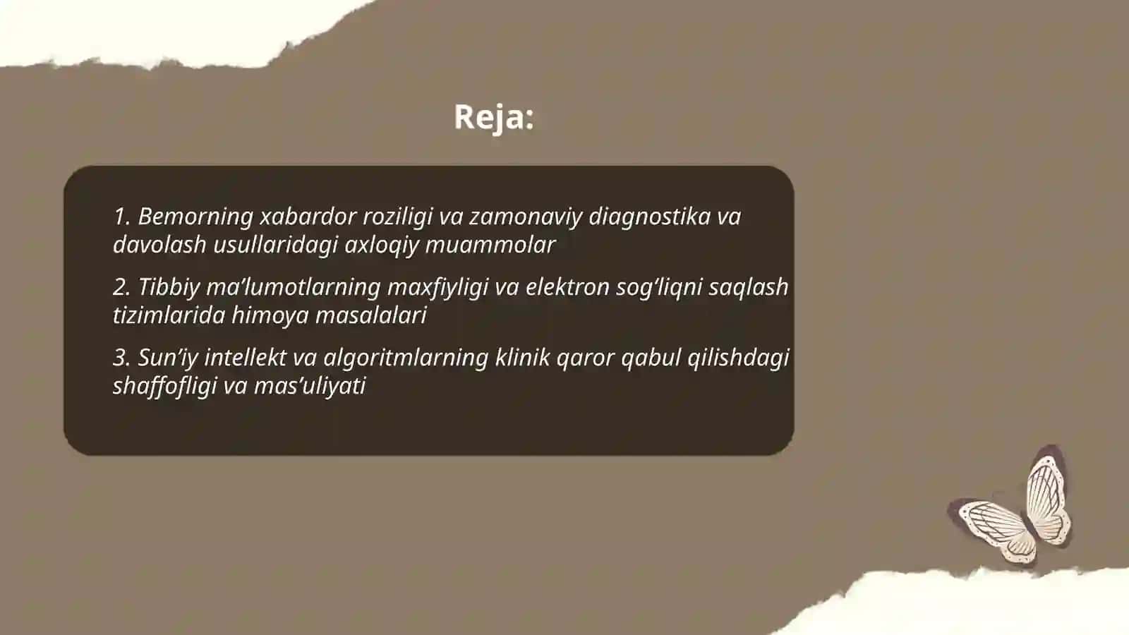 Tibbiyot fani va amaliyotining rivojiga bogʻliq vrach va bemor munosabatlaridagi axloqiy muammolar 2