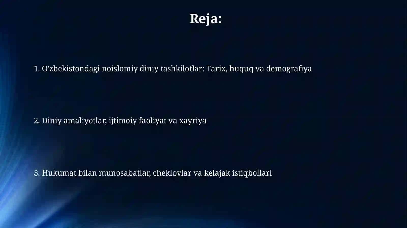 O'zbekistonda noislomiy diniy tashkilotlar 2