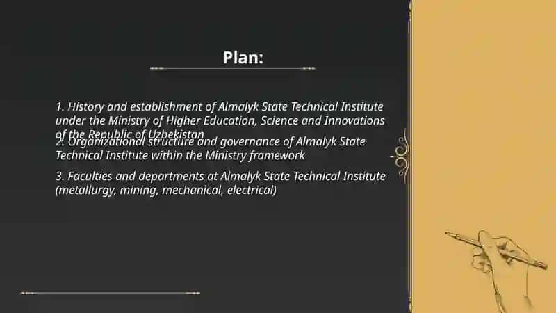 History and establishment of Almalyk State Technical Institute 2