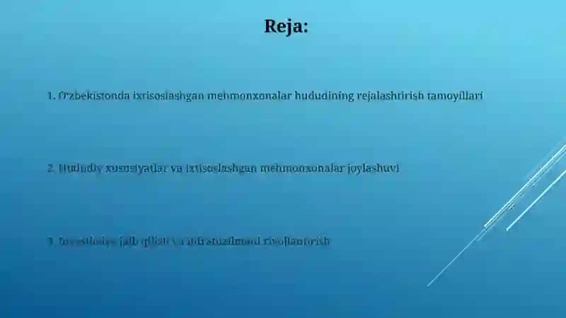 Rejalashtirish tamoyillari 2