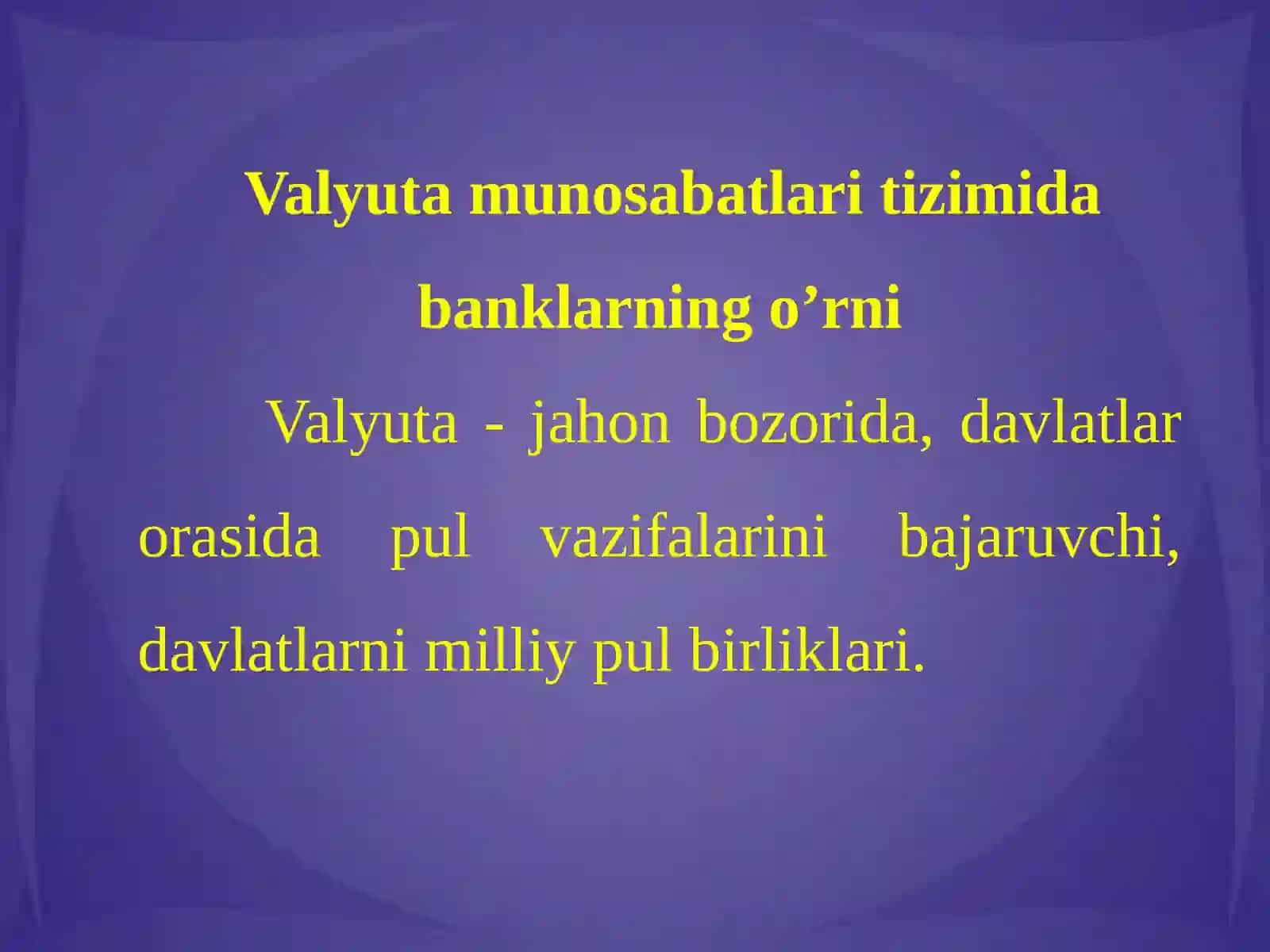 Tijorat banklarining xalqaro valyuta va hisob kredit operatsiyalari 2