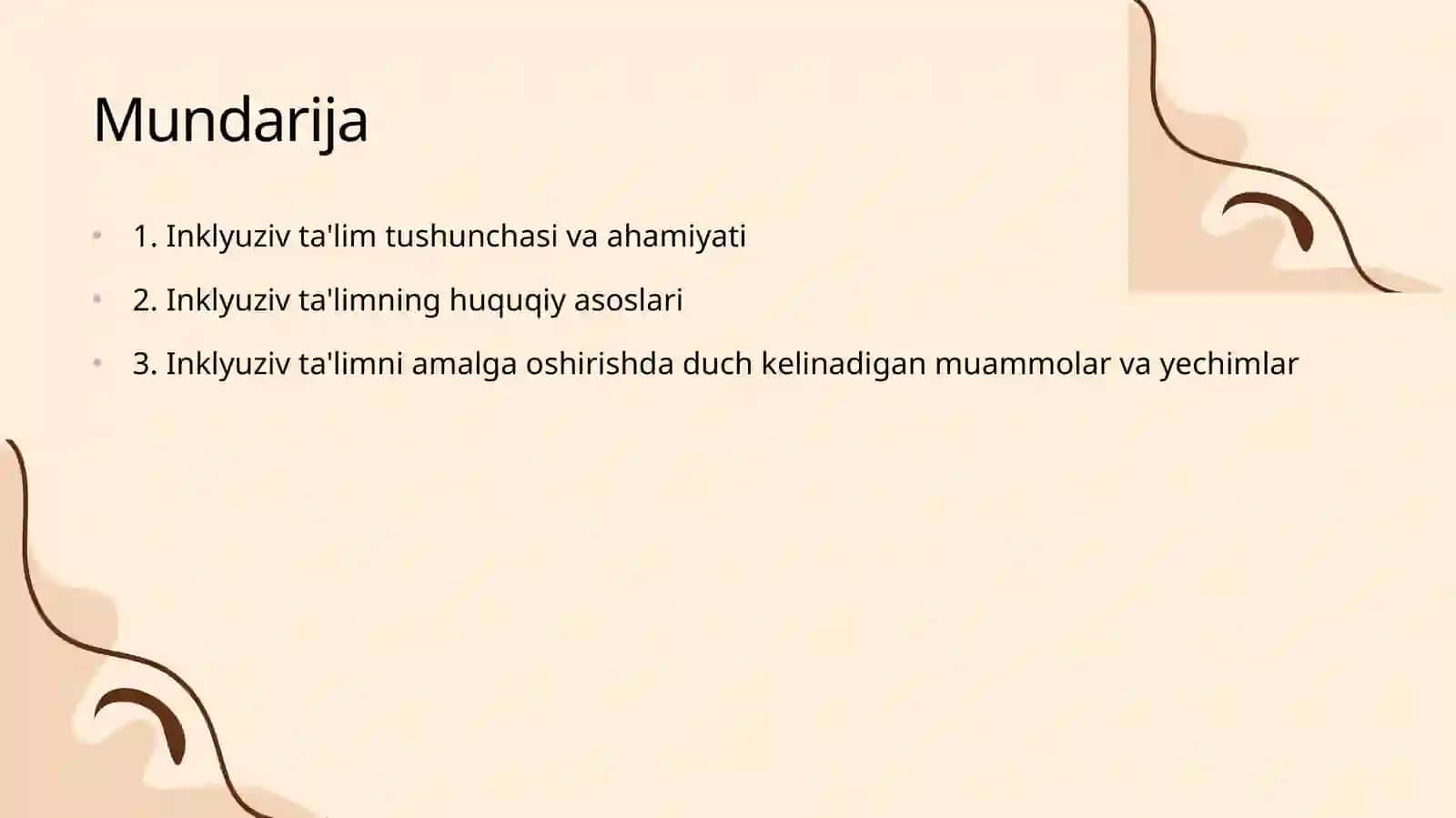 Inklyuziv ta‘limning huquqiy meʼyoriy asoslari 2