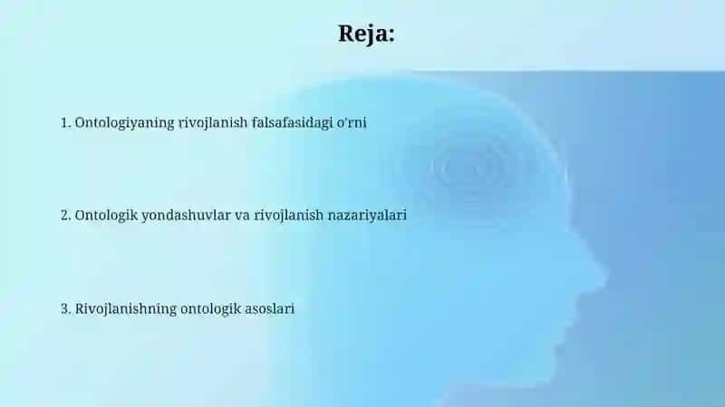 Borliq (ontalogiya) va rivojlanish falsafasi 2