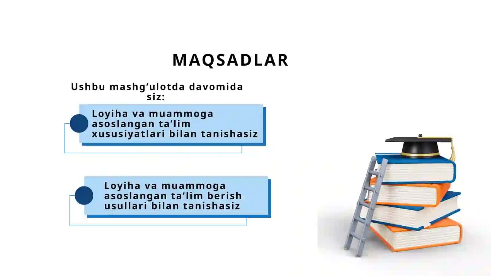 ANIQ FANLARNI O‘QITISHDA LOYIHAGA VA MUAMMOGA ASOSLANGAN TA’LIM TEXNOLOGIYALARI 2