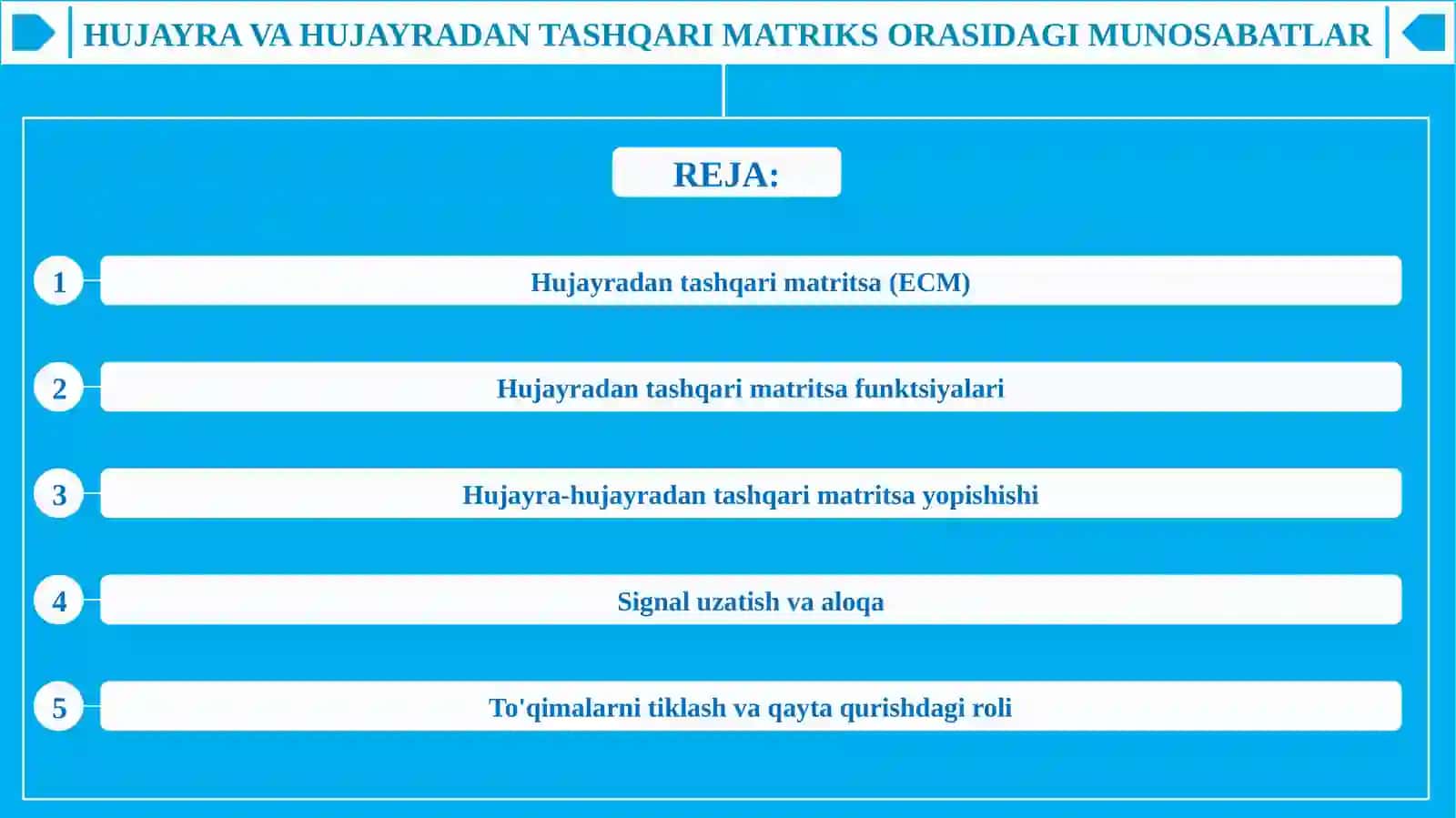 HUJAYRA VA HUJAYRADAN TASHQARI MATRIKS ORASIDAGI MUNOSABATLAR 2