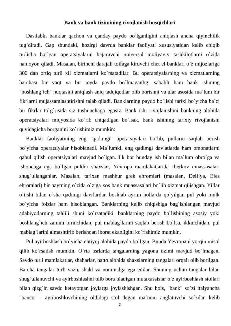 O’zbekistonda bank tizimi 2