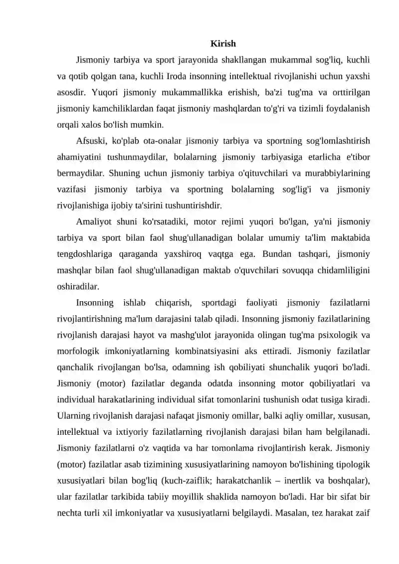 Voleybolchilarning jismoniy tayyorgarligi. Mazmuni va xususiyatlari 2
