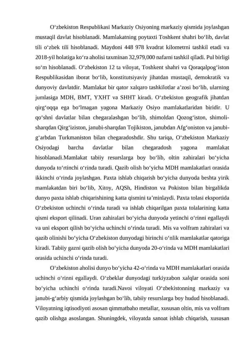 Ko’p qatlamli devor konstruksiyani qish va yoz sharoitiga loyihalash (Navoi) 2