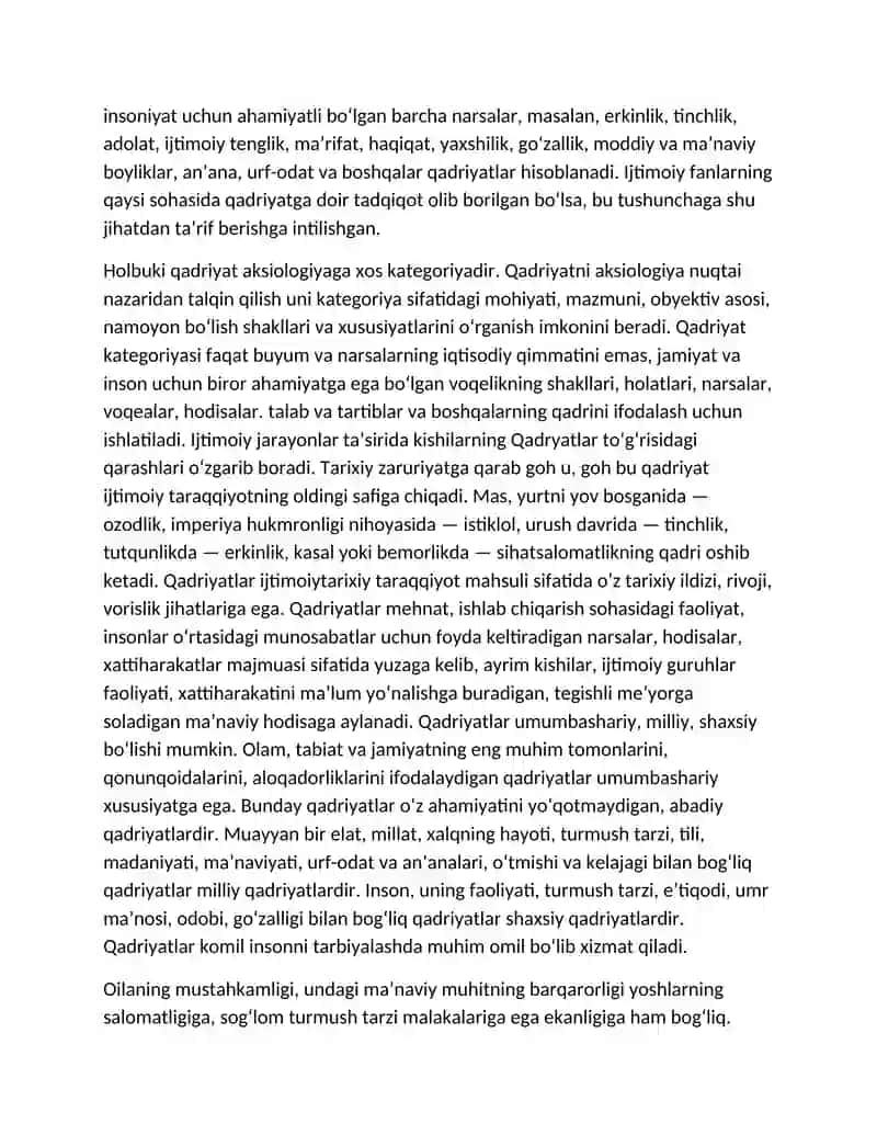 Milliy qadriyatlar asosida shaxs dunyoqarashini shakllantirish 2