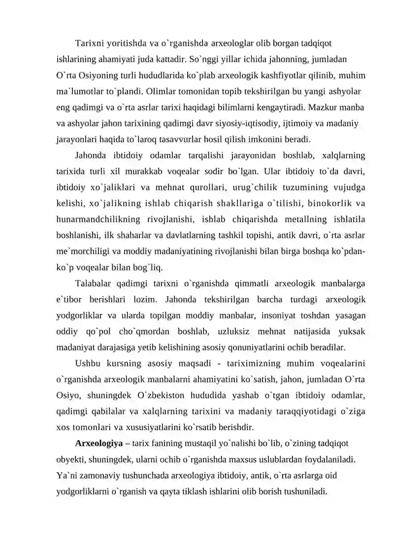 Arxeologiyada davrlashtirish usullari 2