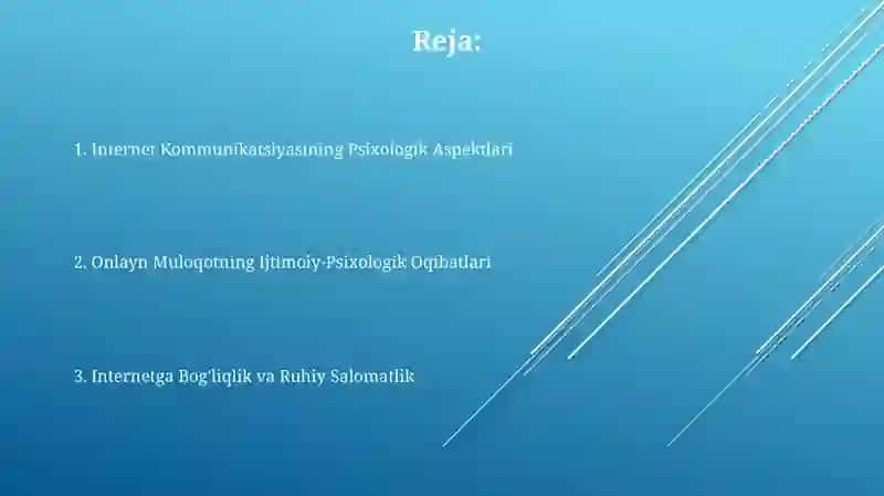 Internet aloqasining psixologik xususiyatlari 2