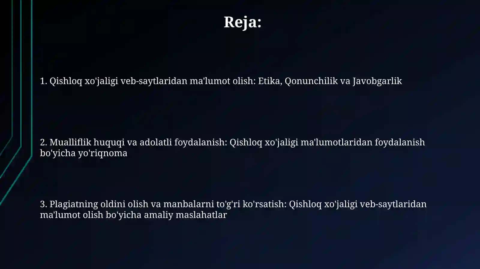 Internetda qishloq xo'jaligiga oid veb manzillar va ulardan axborotlarni ko'chirish 2