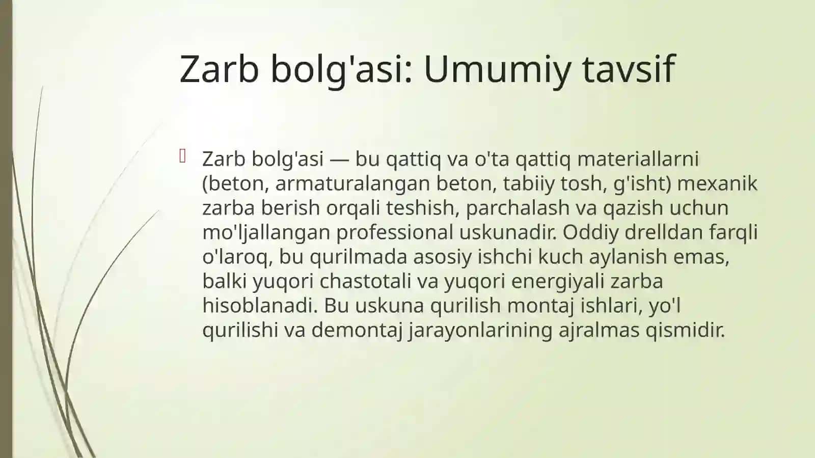 Zarb Bolg'alarining Vazifasi va Ishlash Prinsipi 2