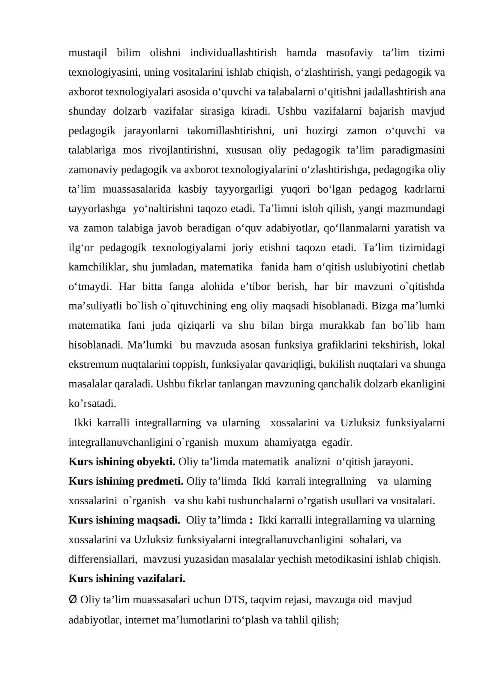 IKKI KARRALI INTEGRAL XOSSALARI 2