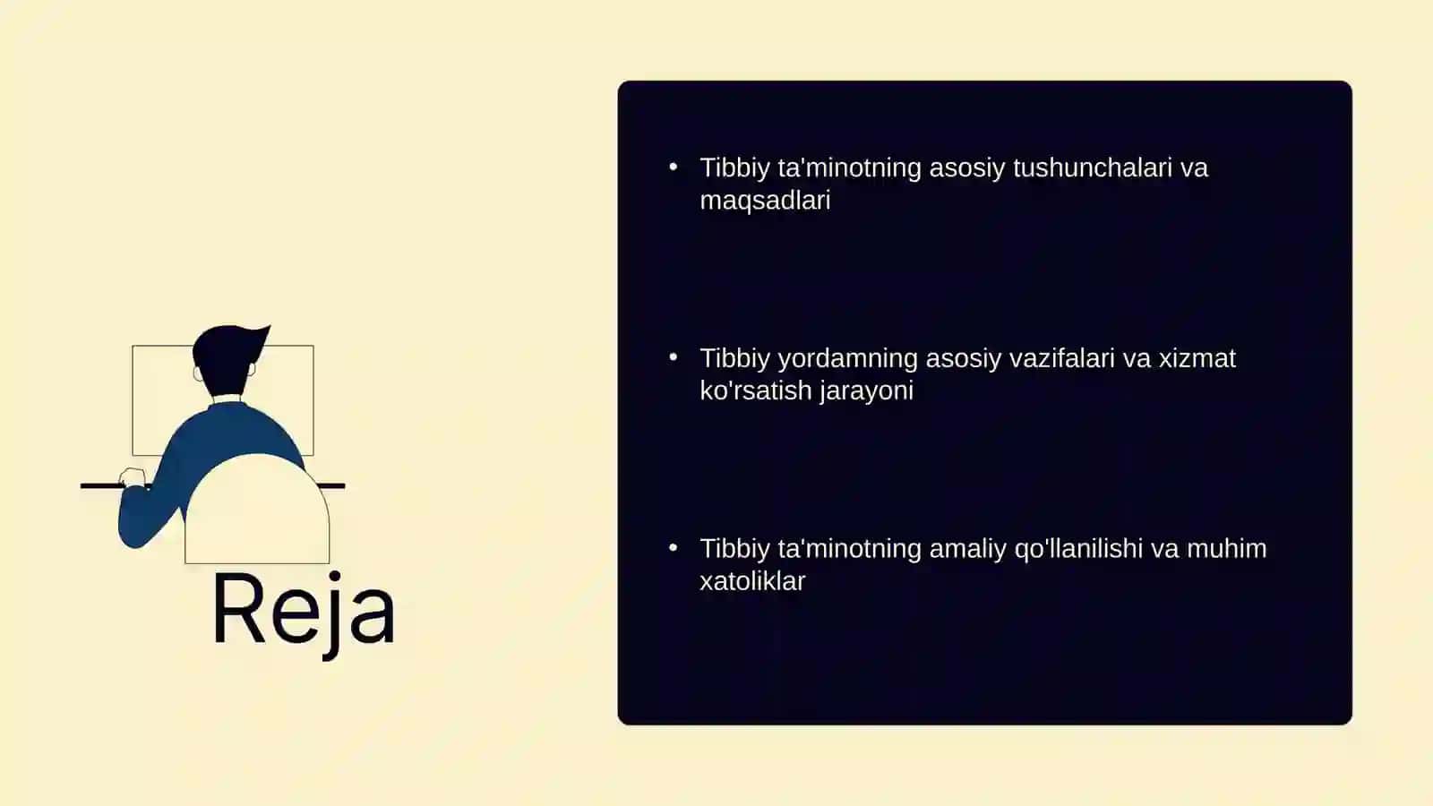 Tibbiy ta'minot va uning asosiy vazifalarini o'rganish 2