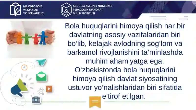 Bolahuquqlarini himoya qilish bo‘yicha davlat siyosati 2