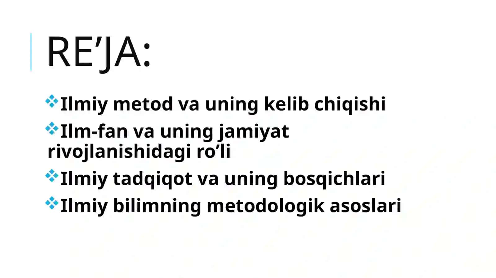 Ilmiy metod va uning kelib chiqishi 2