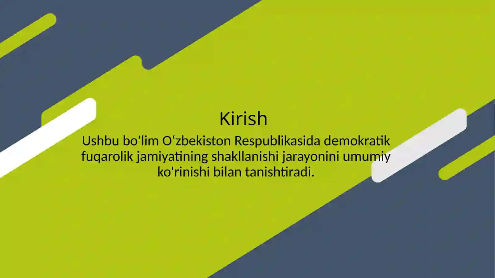 Oʻzbekistonda demokratik fuqarolik jamiyati 2
