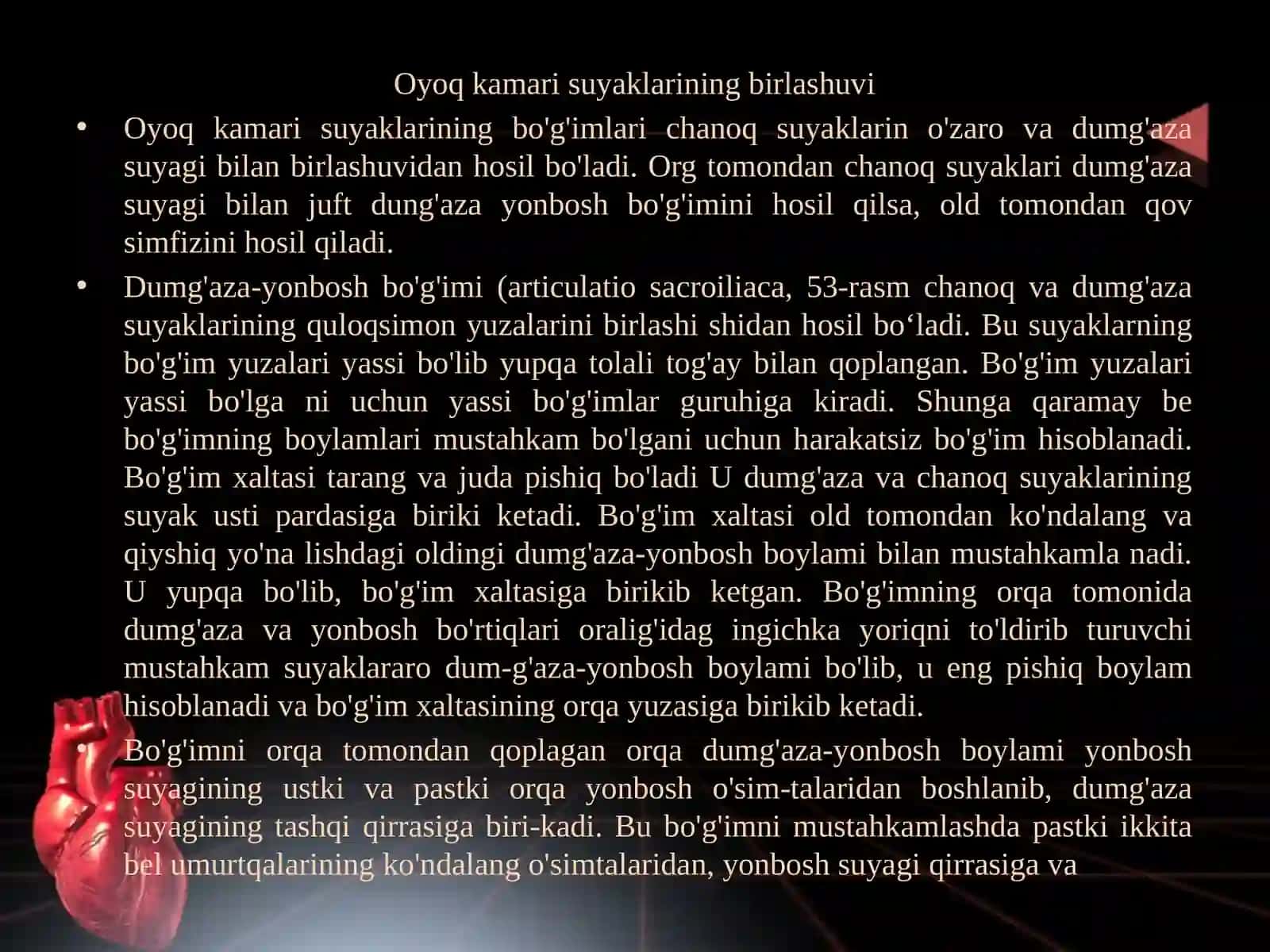 Oyoq suyaklarining birlashuvi 2
