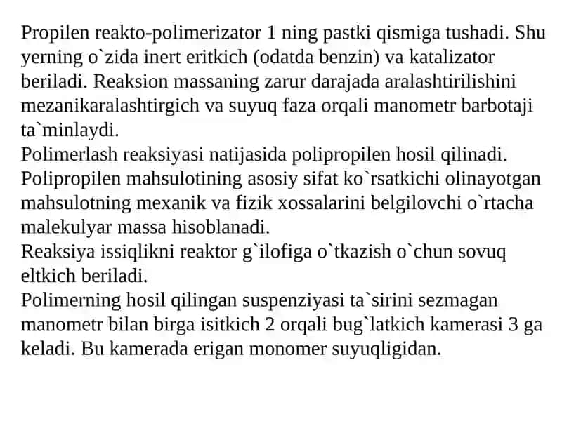 Polimelash jarayonini avtomatlashtirish 2