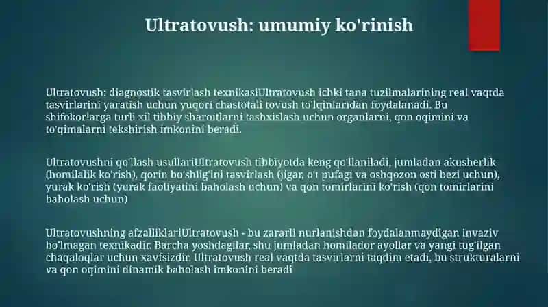 Ultratovush Haqida 2