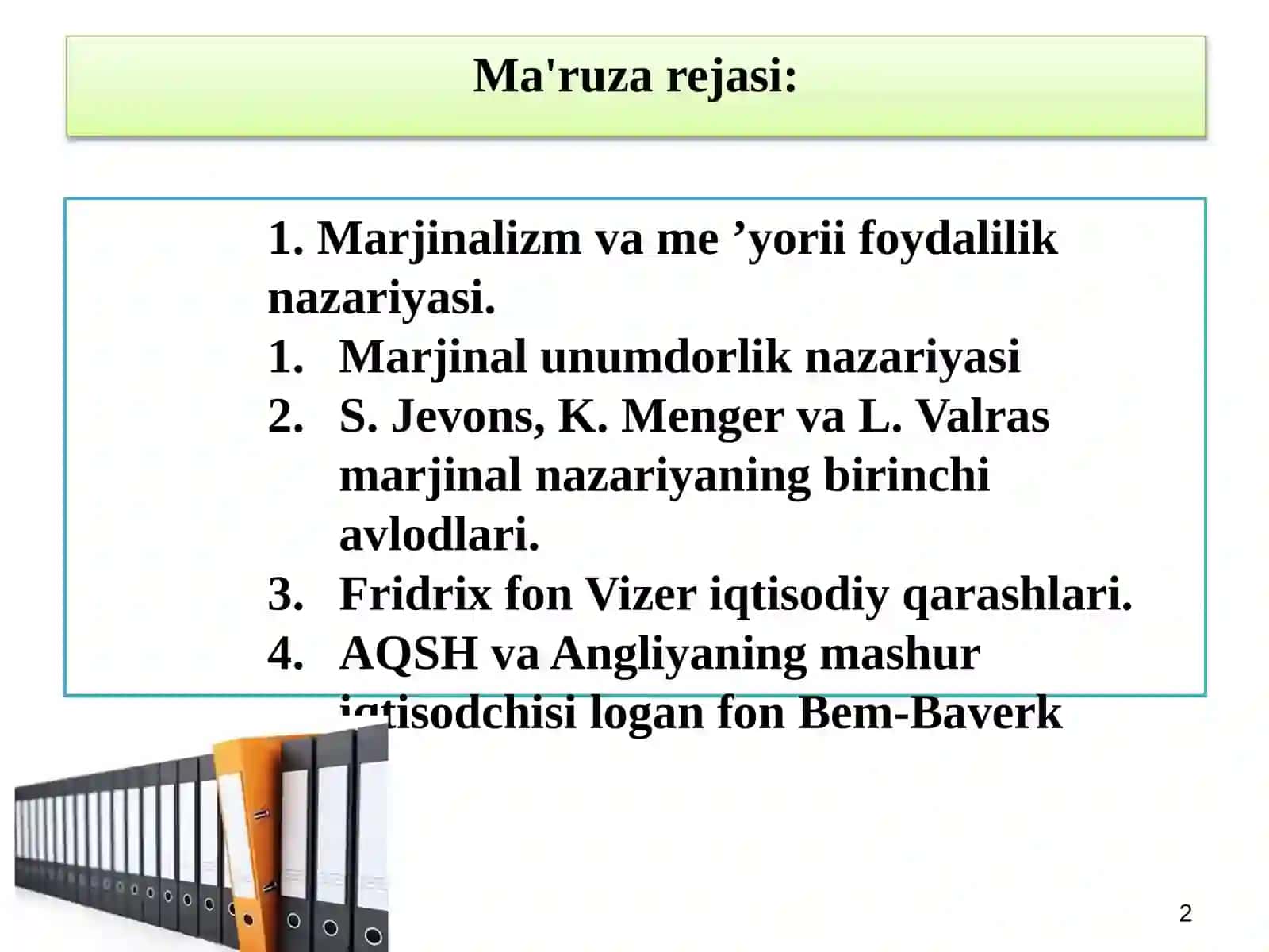 8-Marjinalizm iqtisodiy ta'limoti 2