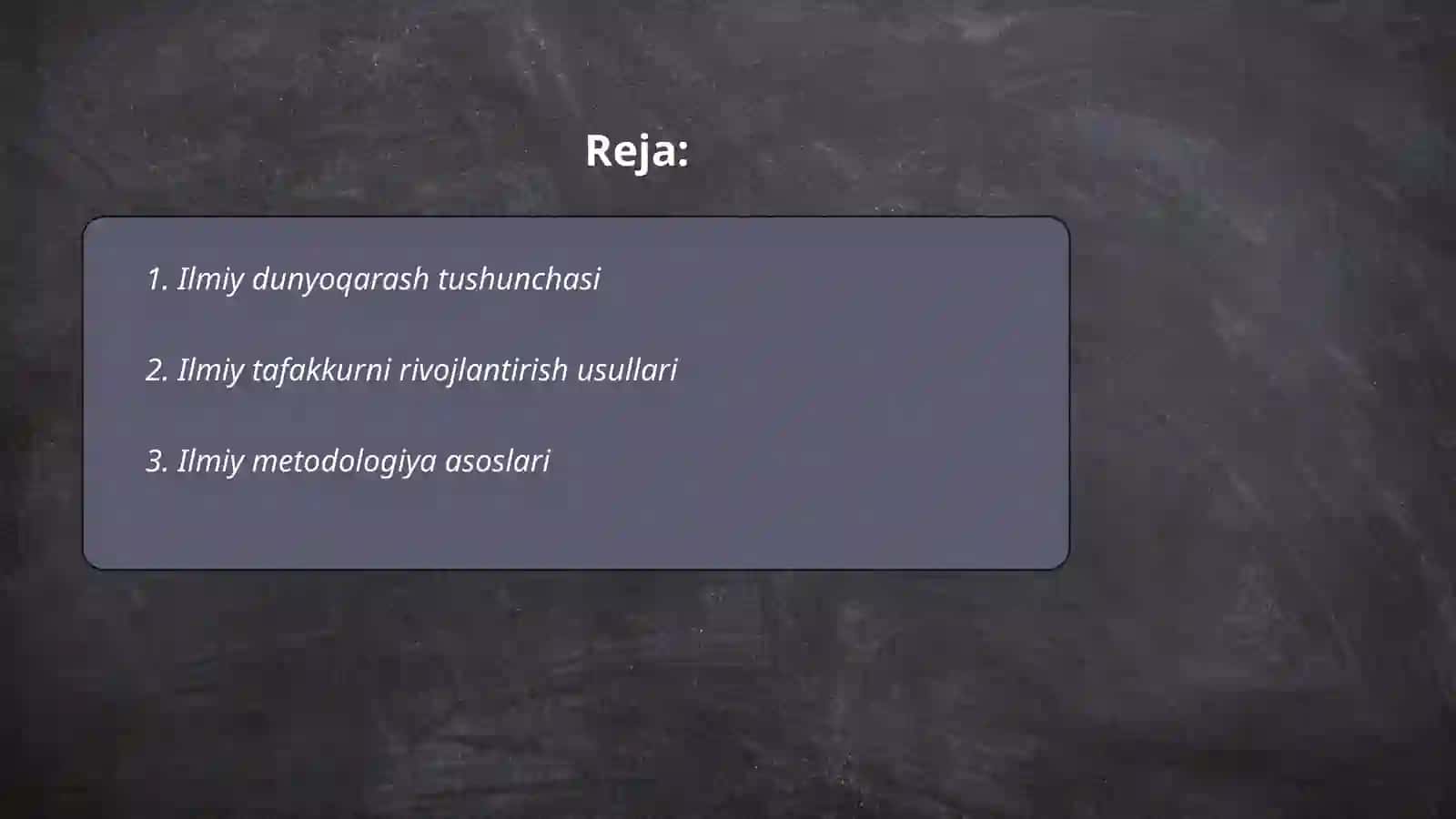 Oʻquvchilarning ilmiy dunyoqarashini shakllantirish 2